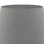 Cezanne Grey Faux Silk Tapered Drum Shade 40cm