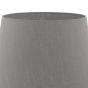 Cezanne Grey Faux Silk Tapered Drum Shade 45cm