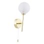 Cohen Wall Light Polished Gold With White Confetti Glass