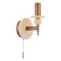 Colenza Wall Light Antique Bronze and Travertine Bracket Only