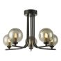 Cradle 5 Light Semi Flush Matt Black Frame Only