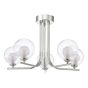 Cradle 5 Light Semi Flush Polished Chrome With Clear/Opal Glass