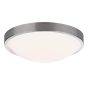 Dover Bathroom Ceiling Light Satin Chrome and Opal IP44