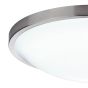 Dover Bathroom Ceiling Light Satin Chrome and Opal IP44