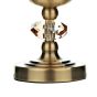 Edith Touch Table Lamp Antique Brass complete with Shade 