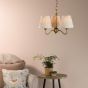 Elara 3 Light Pendant Antique Bronze Fitting Only