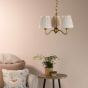Elara 3 Light Pendant Antique Bronze Fitting Only