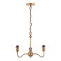 Elara 3 Light Pendant Antique Bronze Fitting Only