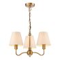 Elara 3 Light Pendant Antique Bronze Fitting Only