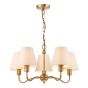 Elara 5 Light Pendant Antique Bronze Fitting Only
