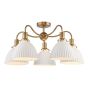 Elara 5 Light Semi-Flush Antique Bronze Fitting Only