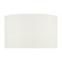 Esarosa White Linen Drum Shade 37cm