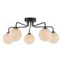 Feya 5 Light Semi Flush Matt Black Frame Only