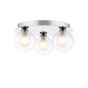 Foley 3 Light Flush Polished Chrome Fitting Only