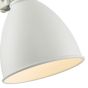 Frederick Single Wall Spotlight White Satin Chrome