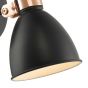 Frederick Single Wall Spotlight Black & Copper