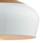 Gaucho 1 Light Pendant White Large