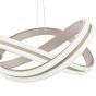Gavino Pendant Brushed Silver LED