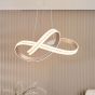 Gavino Pendant Brushed Silver LED
