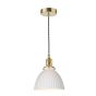 1 Light E14 Suspension Natural Brass
