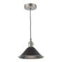 1 Light E14 Suspension Antique Chrome