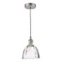 1 Light E14 Suspension Antique Chrome