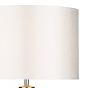 Hinton Table Lamp Polished Chrome Crystal With Shade