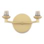 Izzy 2 Light Wall Light Matt Gold Bracket Only