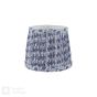 St John Street Blue Cotton Empire Shade 14cm