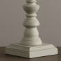 Laura Ashley Tate Wooden Table Lamp Distressed Off White Base Only