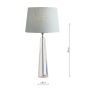 Laura Ashley Blake Medium Table Lamp Crystal Polished Chrome Base Only