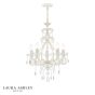 Laura Ashley Shamley 5lt Chandelier Matt White Glass