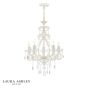 Laura Ashley Shamley 5lt Chandelier Matt White Glass