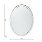 Laura Ashley Marcella Mirror 80 X 53cm
