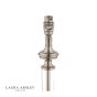 Laura Ashley Winston Table Lamp Antique Chrome & Glass Base Only
