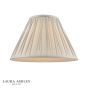 Laura Ashley Fenn Silver 100% Silk Empire Shade 30.5cm
