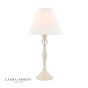 Laura Ashley Ellis Table Lamp Satin Cream and Crystal With Shade