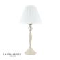 Laura Ashley Ellis Table Lamp Satin Cream and Crystal With Shade