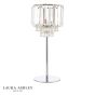 Laura Ashley Vienna Table Lamp Polished Chrome and Crystal