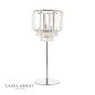 Laura Ashley Vienna Table Lamp Polished Chrome and Crystal