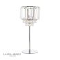 Laura Ashley Vienna Table Lamp Polished Chrome and Crystal