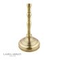 Laura Ashley Corey Antique Brass Candlestick Table Lamp Base Only