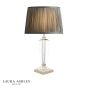 Laura Ashley Carson Medium Table Lamp Polished Nickel and Crystal Base Only