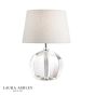 Laura Ashley Lydia Table Lamp Glass and Polished Chrome Base Only