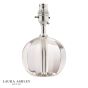 Laura Ashley Lydia Table Lamp Glass and Polished Chrome Base Only