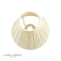 Laura Ashley Fenn Silk Empire Drum Shade Ivory 20cm/8 inch
