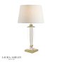 Laura Ashley Carson Large Table Lamp Antique Brass and Crystal Base Only