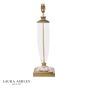 Laura Ashley Carson Large Table Lamp Antique Brass and Crystal Base Only