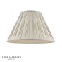 Laura Ashley Fenn Silver 100% Silk Empire Shade 35.5cm