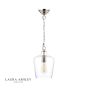 Laura Ashley Ockley Pendant Polished Chrome & Glass